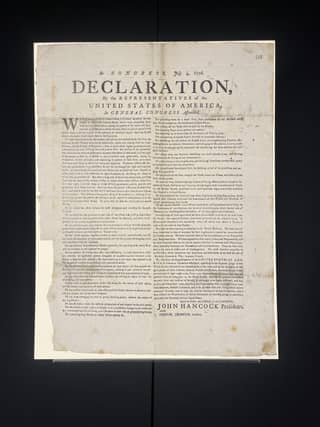 The Declaration of Independence was signed 250 years ago