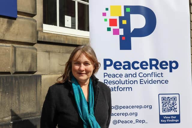 Professor Christine Bell heads PeaceRep, a UK Government funded research project based in Edinburgh which supports peace processes all over the globe