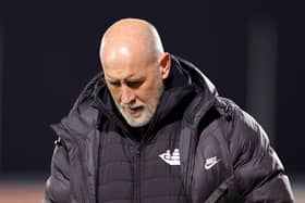 Larne manager Gary Haveron. (Photo by Alan Weir/Pacemaker Press)