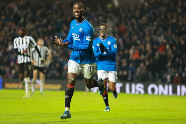 Rangers' Abdallah Sima scored both goals in Rangers' 2-0 victory over St Mirren at Ibrox in the cinch Premiership