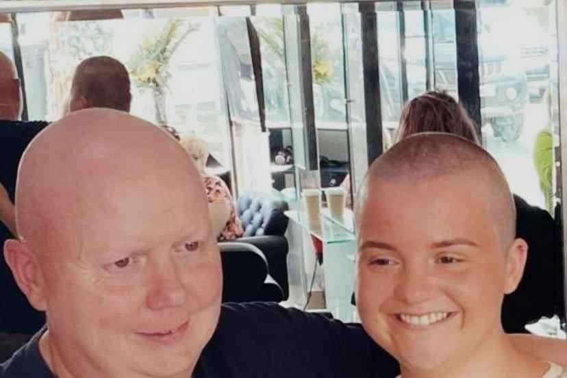 Co Down woman postpones missionary trip after father&#8217;s cancer diagnoses then has her head shaved in solidarity