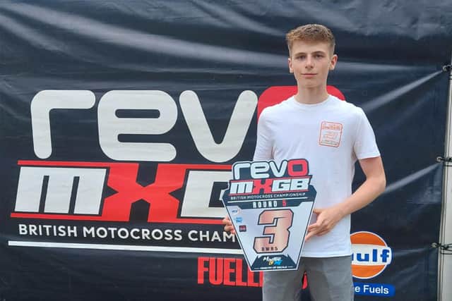 Omagh’s Lewis Spratt claimed his first British championship podium at Hawkstone Park in the B/W85 class