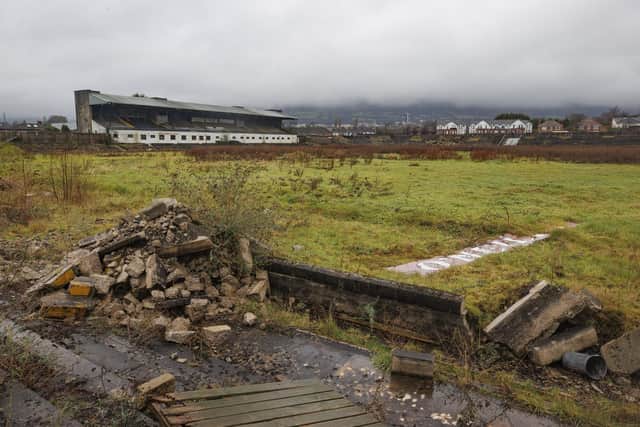 The scene at Casement Park in Belfast last month. (Photo by Liam McBurney/PA Wire)