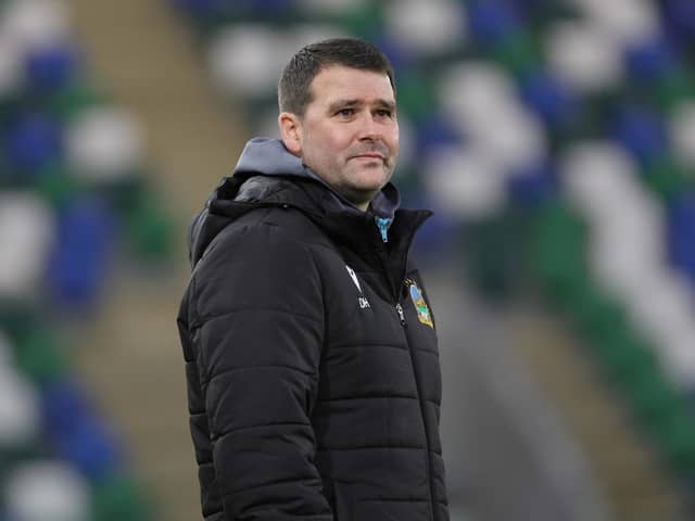 Linfield manager David Healy. (Photo by David Maginnis/Pacemaker Press)