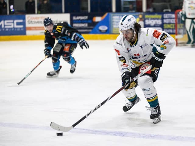 Quinn Preston in action against the Coventry Blaze during this Challenge Cup quarter final. Picture: Scott Wiggins
