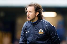 Glenavon manager Stephen McDonnell took charge of his first game of the Lurgan Blues in Saturday's defeat to Larne