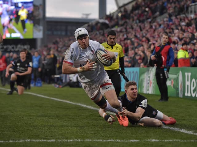 Will Addison was among the try-scorers as Ulster returned to winning ways with a bonus point victory over the Dragons at Kingspan Stadium (file picture).