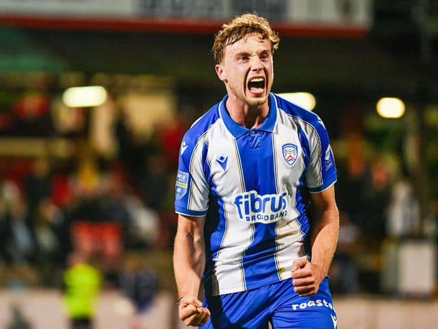 Coleraine striker Matthew Shevlin. (Photo by Andrew McCarroll/Pacemaker Press)