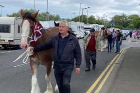 Each year sees a traditional horse parade during the Old Lammas Fair in Ballycastle. Date 21 August 2026. Picture Kevin McAuley