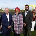 GLL regional director Gareth Kirk, Belfast City Council chief executive John Walsh, Customer Service Centre manager at GLL Martine Gibson and councillor Gareth Spratt, deputy chair of Belfast City Council’s City growth and regeneration committee
