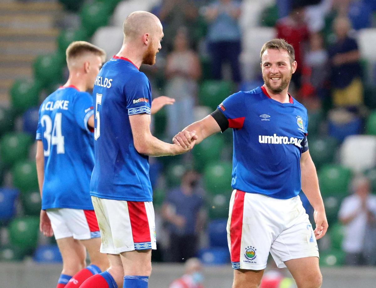 "He's highly experienced and knows what's expected and demanded of a Linfield player."