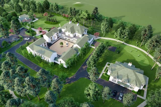 The £16.5m Dunluce Lodge, Portrush, funded by American investment, will see the creation of a 35-room luxury complex overlooking the fourth fairway at Royal Portrush Golf Club. Pictures by Maxwell & Company