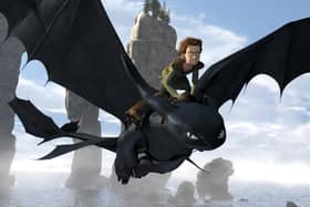The live action remake of the animated film, How To Train Your Dragon, has been filming in Tollymore Forest Park for the past week. Pictured is a still from the original film.Photo: PA Feature SHOWBIZ Film Reviews.