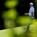 Rory McIlroy of Northern Ireland walks the tenth fairway during the second round of the 2026 Masters Tournament at Augusta National Golf Club. (Photo by Maddie Meyer/Getty Images)