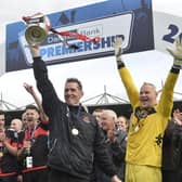 Howard Beverland was part of the Crusaders side that lifted the 2017/18 Premiership title after beating Ballymena United at the Showgrounds - Stephen Baxter's third league success. PIC: INPHO/Stephen Hamilton