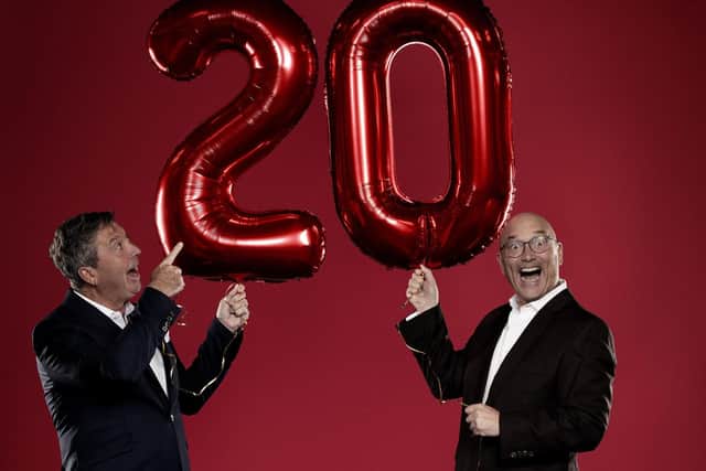 Marking 20 years of Masterchef are judges John Torode and Gregg Wallace