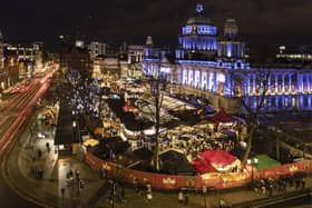 Marks & Spencer has written to Antrim and Newtownabbey Borough Council to request that it be allowed to open for a full day on Christmas Eve - which this year falls on a Sunday. Pictured is Belfast Christmas Market. Photo: Bernie Brown.