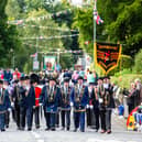 Royal Black Institution members celebrating the Last Saturday in Loughgall, Co Armagh, in 2023. Pic: Graham Baalham-Curry