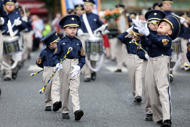 Annual 12th July Orange Order Belfast parade takes place in the City Centre starting at Carlisle Circus. 


Photo by Jonathan Porter / Press Eye.