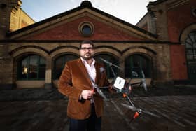 Belfast based cybersecurity firm ANGOKA is to host its second UK & Ireland Drone Summit sponsored by KPMG and the Royal Air Force. Pictured is  Shadi Razak, chief technology officer at Angoka
