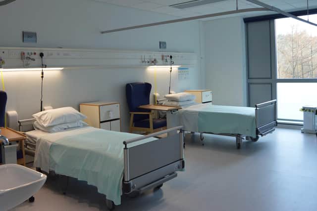 A hosptial bed