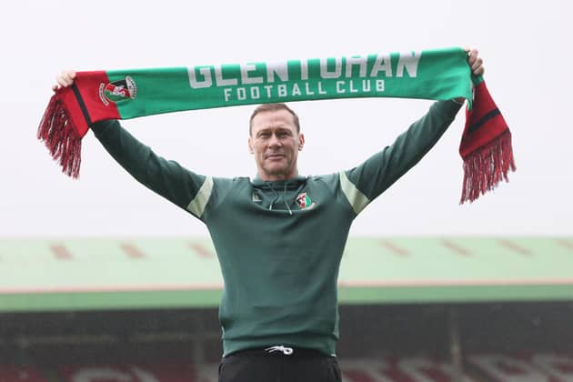 Duncan Ferguson will kick off life as Glentoran manager on Saturday when Ballymena United visit The BetMcLean Oval for a Premiership clash. (Photo by Stephen Davison/Pacemaker Press)