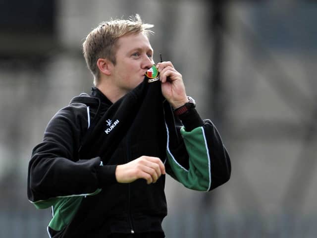 Former Glentoran manager Scott Young. (Photo by Russell Pritchard/Presseye)