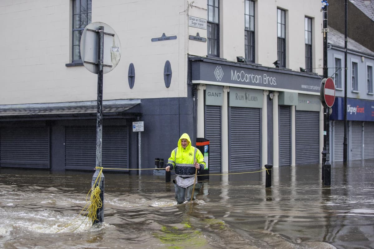Weather: Floods left Newry in 'absolute mess', says business owner Paul McCartan