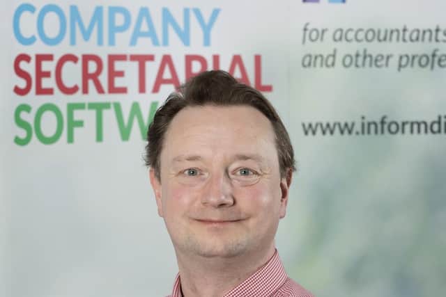 The number of companies in Northern Ireland hit a record high during 2024. This is based on data from Companies House and the Office for National Statistics and compiled by company secretarial and formations specialists Inform Direct. Pictured is John Korchak, managing director at Inform Direct