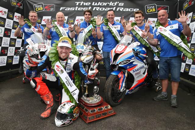 England's Peter Hickman won a record seven races from seven starts at the Ulster Grand Prix in 2019 and set a new outright lap record at 136.415mph to re-establish the event as the world's fastest road race.