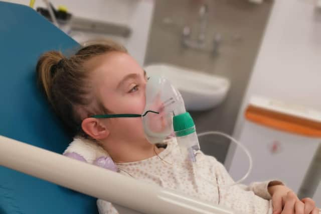 Katie Hoy, 12, from Belfast,  has brittle asthma, where attacks can come on without warning