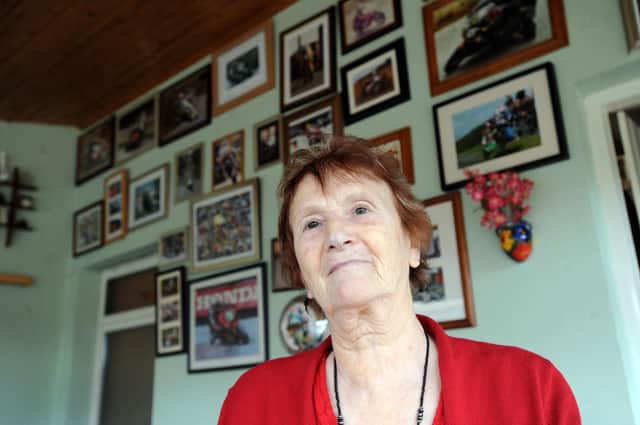 PACEMAKER, BELFAST, 2011:  May Dunlop, the matriarch of the Dunlop road racing family. 
PICTURE BY STEPHEN DAVISON:-