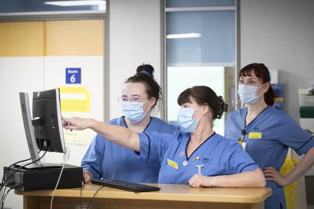 File photo dated 27/01/21 of nurses working. Issue date: Thursday May 12, 2022.