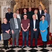 Representatives from six partner local authorities were updated today on the significant progress being made on the £1bn Belfast Region City Deal. Hosted at Belfast City Hall, the Council Panel meeting, chaired by councillor Ronan McLaughlin, Belfast City Council, was followed by a Belfast Stories site visit