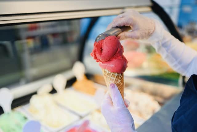 Delicious flavours at Ben’s Ice Cream Studio in Toomebridge