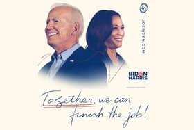 Biden's re-election promo banner on Twitter