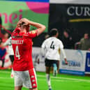 Lincoln Red Imps defeated Larne in a dramatic Conference League play-off. (Photo by Andrew McCarroll/Pacemaker Press)
