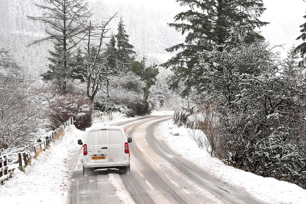 Weather warnings for snow and ice across Northern Ireland as drivers are told to exercise caution