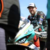 FHO Racing BMW rider Peter Hickman on the grid at the 2023 North West 200. Hickman will still compete at the event in May on his own PHR Performance machines