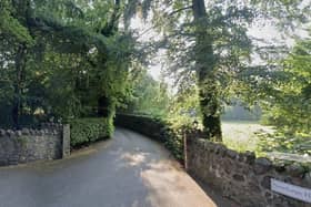 The Dog Meadow is located within the demesne of Newforge House, Magheralin. Credit: Google