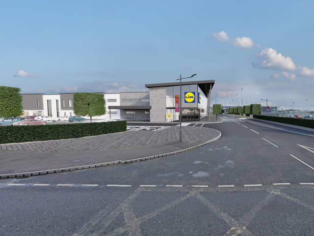 Computer generated images of the first Lidl Northern Ireland store in south Belfast. Belfast City Council granted planning permission this week for the new Boucher Road store after an extensive local consultation with stakeholders and the wider community, as well as onsite engagement with elected representatives, which was positively received