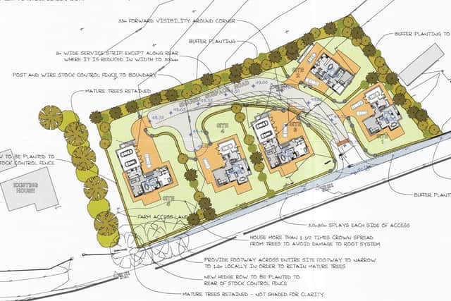 The approved layout of the housing development to be built between 181 Mullalelish Road and 106 Derryhale Road, Derryhale. Image: ABC planning portal