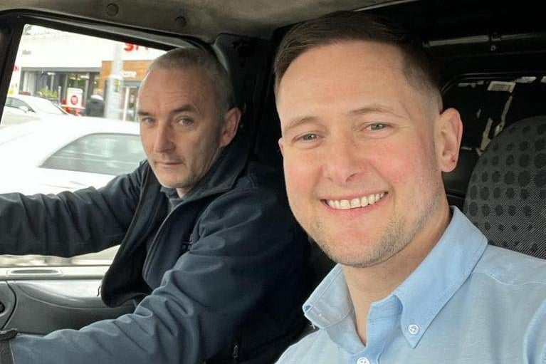 RightPrice Coleraine's Eddie Nicholl and Richard Pollock pictured on the road in 2023