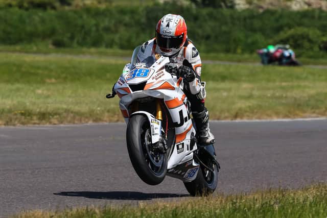 Jason Lynn (J McC Roofing Racing) is a major contender in the Superbike and Supersport races at the Neil and Donny Robinson Memorial meeting this weekend. Picture: Derek Wilson Photography
