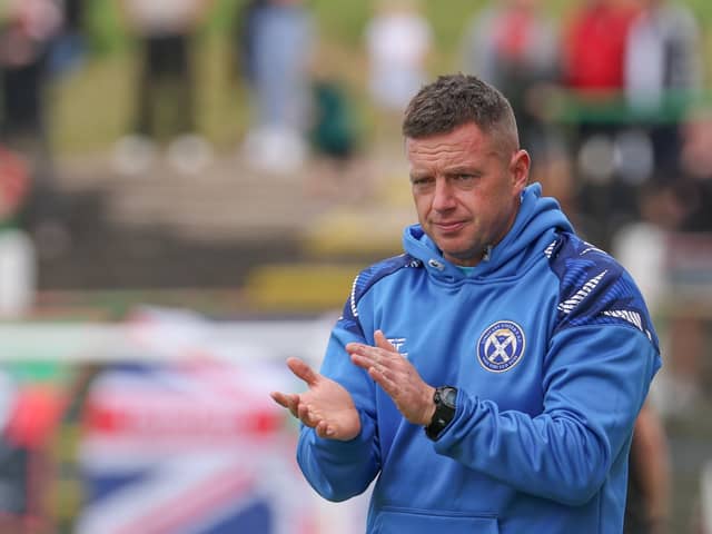Limavady United manager Paul Owens. (Photo by Desmond Loughery/Pacemaker Press)