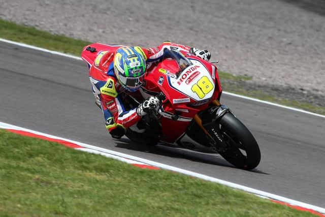 Northern Ireland's Andrew Irwin first rode for the Honda Racing Team during the 2019 British Superbike Championship. Picture: David Yeomans