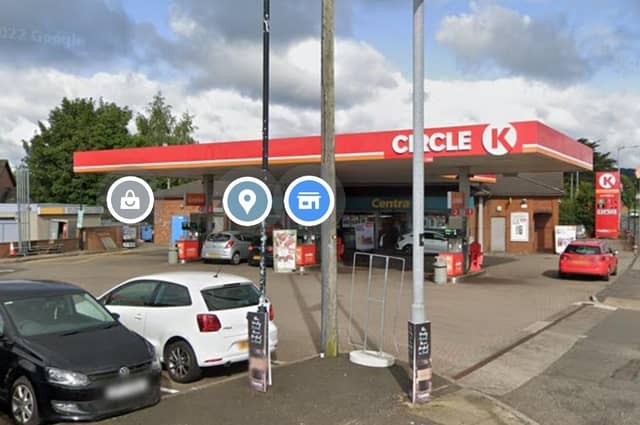 Petrol filling station, Woodburn Road, Carrickfergus. Photo: Google Maps