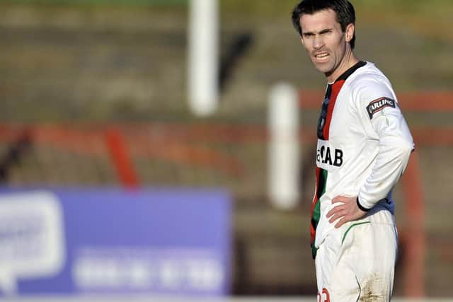 Keith Gillespie had a brief stint in the Irish League with Glentoran