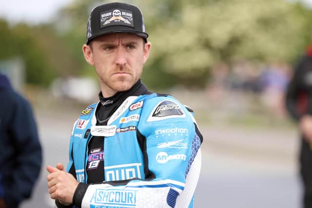Northern Ireland rider Lee Johnston was in a critical condition after crashing at the North West 200