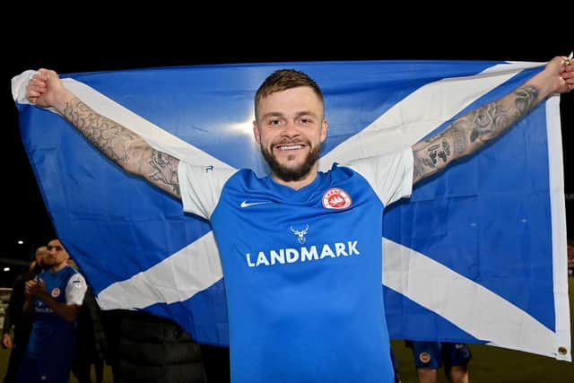 Andy Ryan has signed a new deal to remain at Inver Park ahead of tonight's Champions League qualifying tie against HJK Helsinki